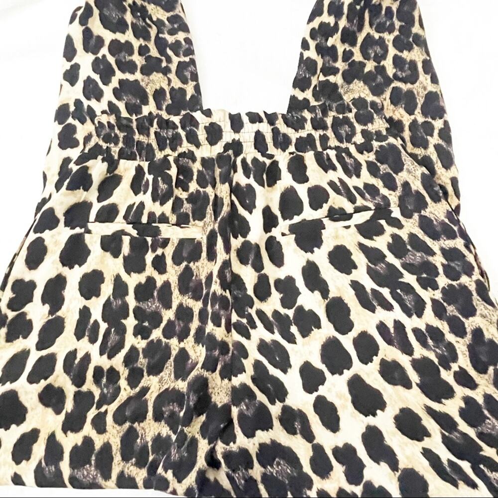 Zara Leopard Print Joggers Size Xs Elastic Waist … - image 8